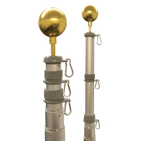 Global Flags Unlimited Economy Telescoping Pole 20' 204298